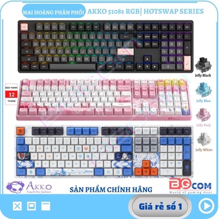 [Chính hãng] Bàn phím cơ AKKO 5108s RGB Black Pink| Sailor moon Crystal|Honkai Impact 3rd - Bronya Zaychik (Hotswap|Led)