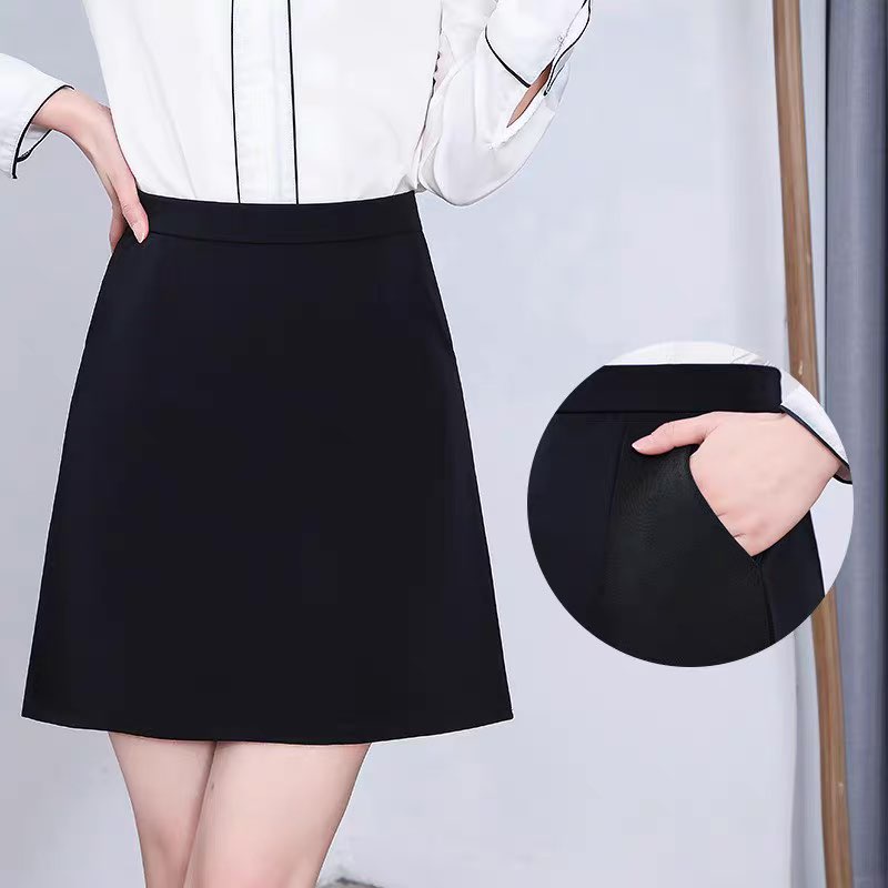 chân váy A ngắn 45cm, chân váy chất tuyết mưa có sẵn quần lót siêu mịn thoáng mát