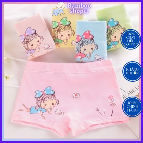 Quần chíp  dễ thương Cotton bé gái