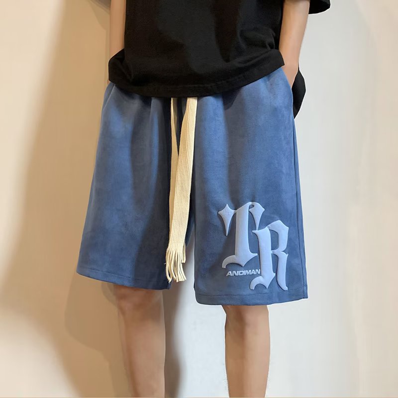 Quần  short dây rút in họa tiết đơn giản thời trang cho nam nữ quần đùi nam phong cách hàn quốc from rộng unisex  quần short nam fashion in hoa văn bigsize