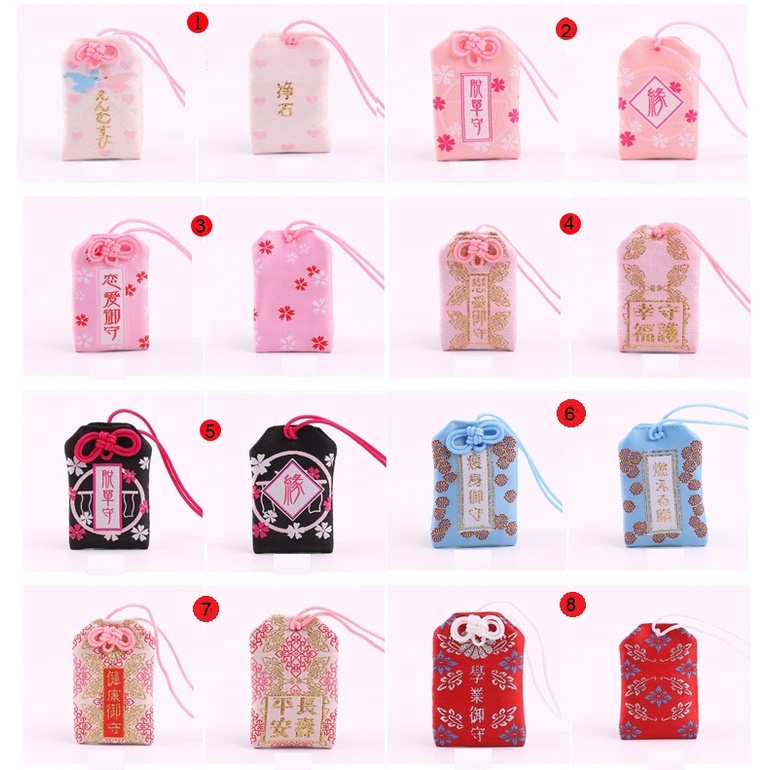 Túi Phước May Mắn Omamori Bọc Vỏ Silicon