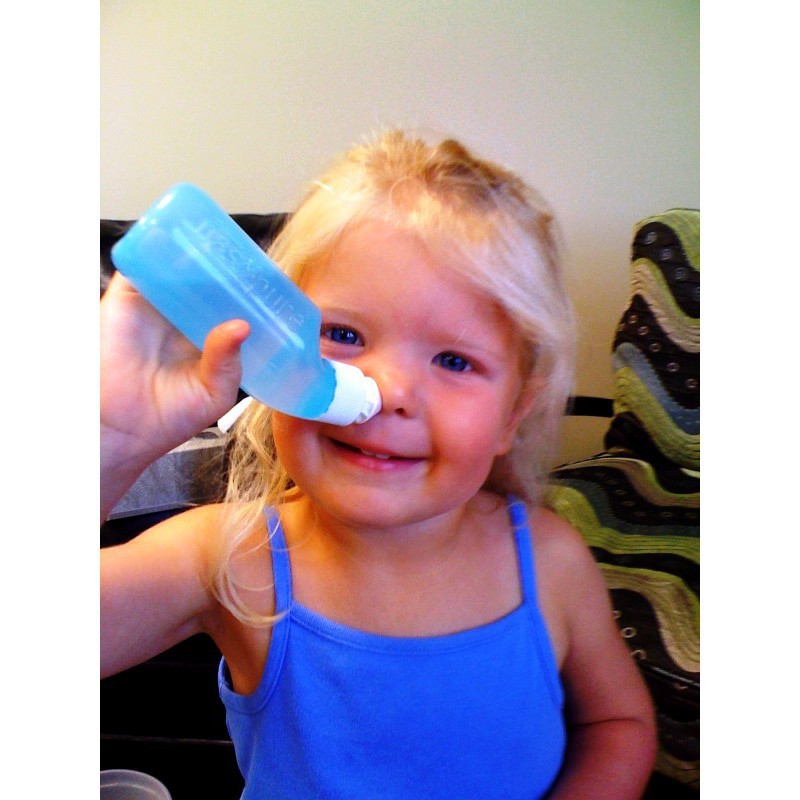 Bình rửa mũi Xoang và Ngăn Ngừa Dịch Bệnh Nasopure Children Kit ( Bình nhỏ 120ml + 2 Muối ) - Nhập Khẩu Từ MỸ