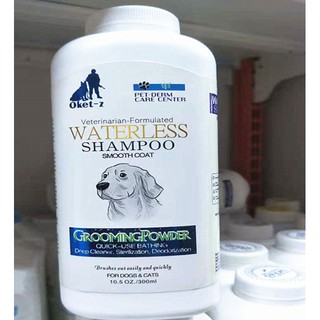 phấn tắm khô cho chó mèo Grooming Power hương thơm tự nhiên 300ml