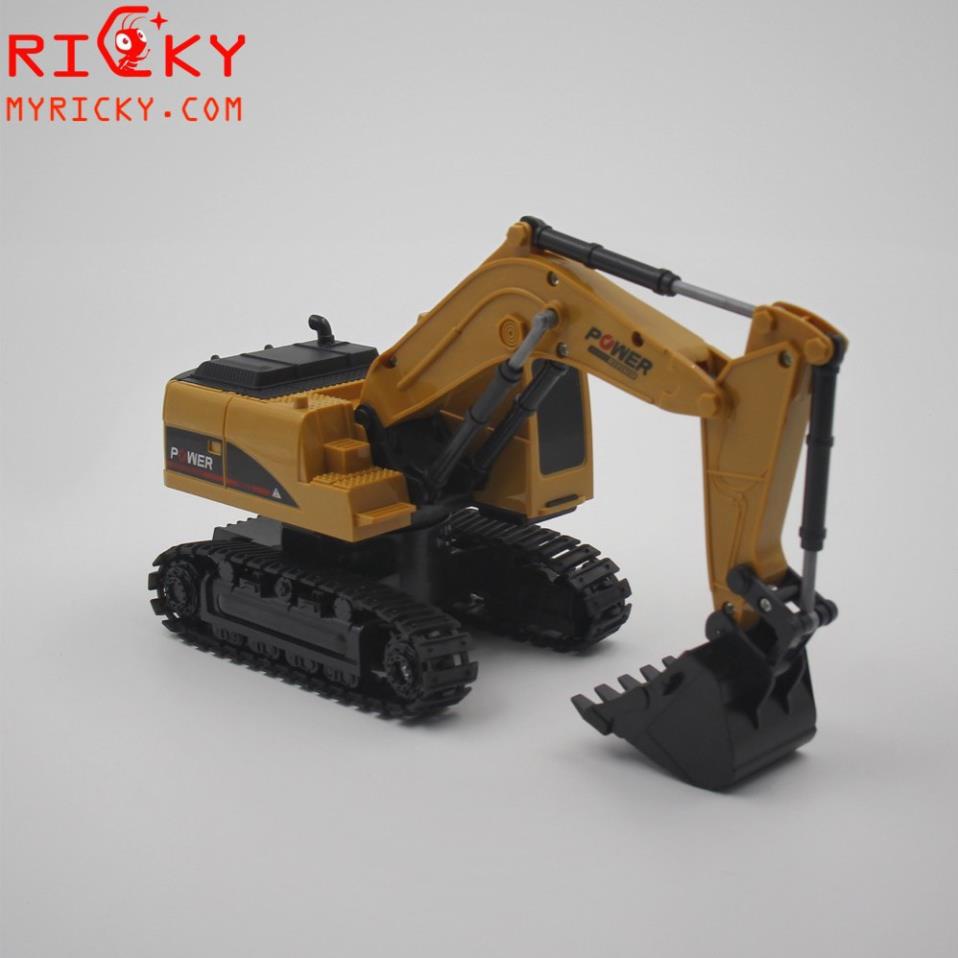 Xe điều khiển từ xa - Bộ xe công trình xe múc, Ben,Cẩu, Gạt Ủi, Lu điều khiển bánh xích