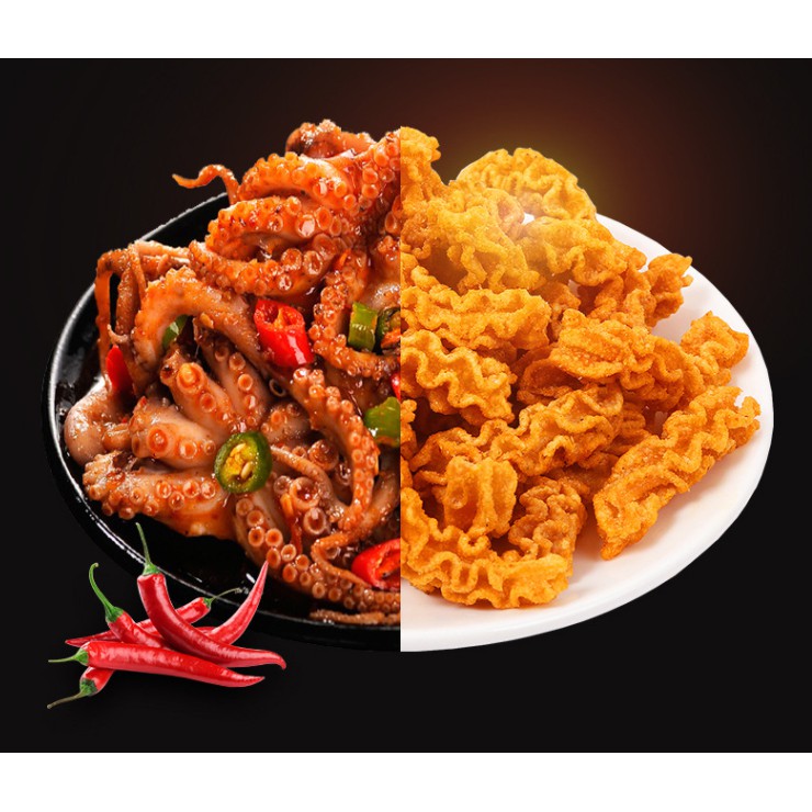 Bimbim bạch tuộc nướng cay siêu ngon - gói 46g