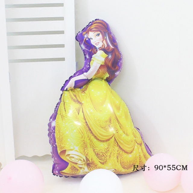Bóng sinh nhật hình công chúa lọ lem belle