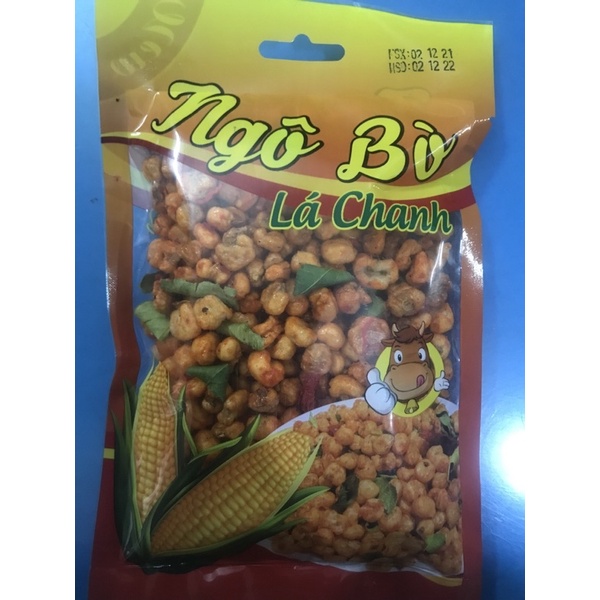 Bắp khô bò lá chanh 100g