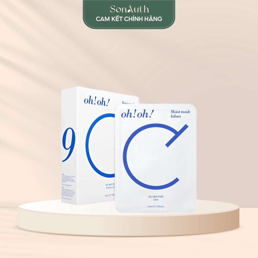 [Miếng lẻ] Mặt nạ giấy Oh! Oh! Moist Mask - Miếng lẻ (Nhập khẩu chính hãng)
