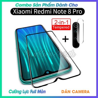 [ Note 8 pro ] Combo Kính Cường lực Full màn hình + dán bảo vệ camera redmi note 8 pro - phukienso24h