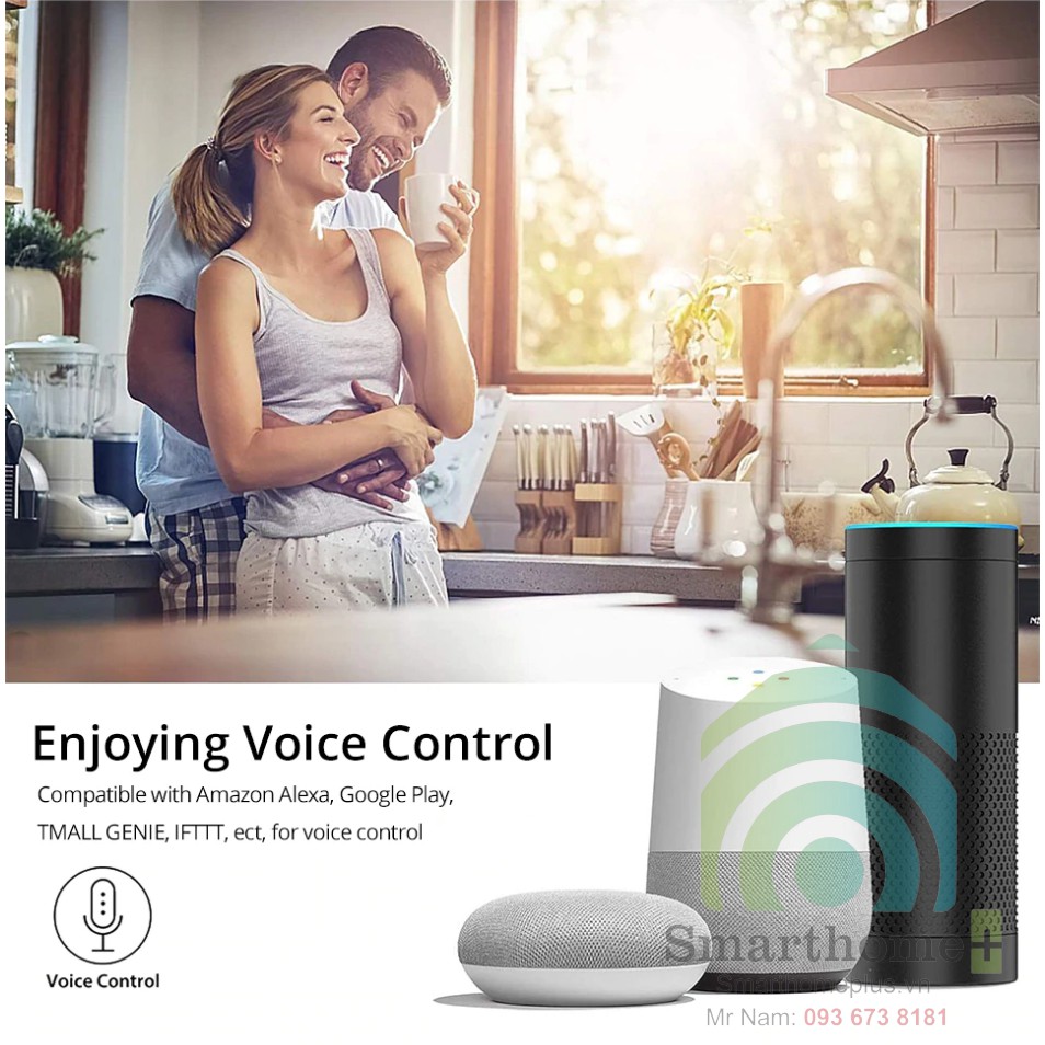 Công Tắc Zigbee Viền Kim Loại Nút Bấm Lõm Hình Chữ Nhật Tuya SHP-ZLUS