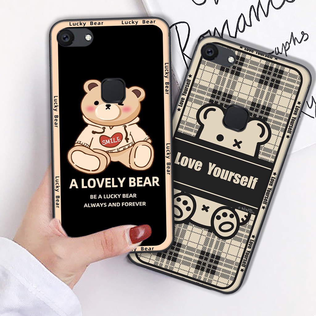 Ốp Vivo V7 / V7 Plus / V7+ gấu cực đẹp cute / nhiều mẫu gấu phá cách