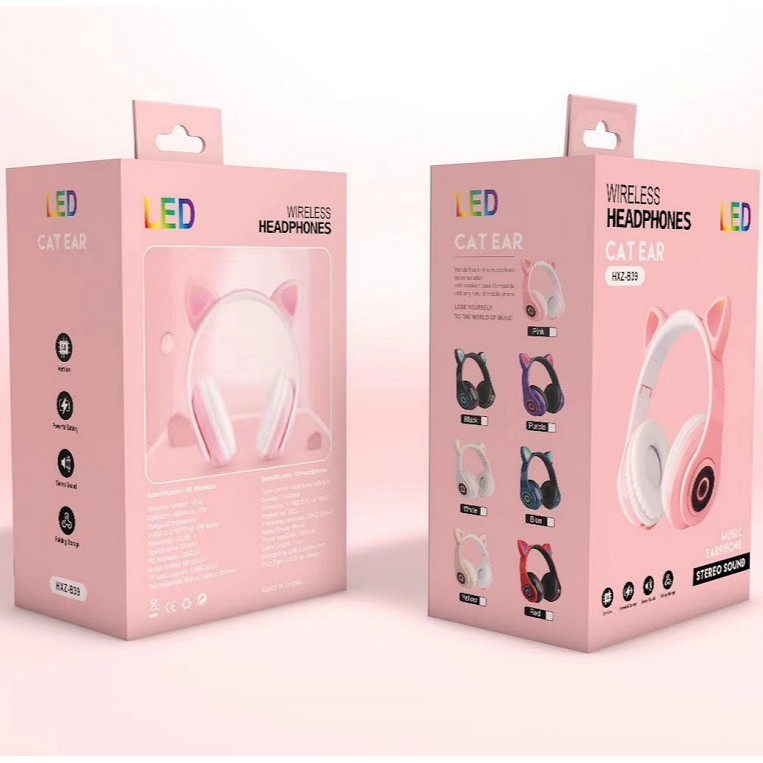 Tai Nghe Bluetooth 5.0 Không Dây Hình Tai Thỏ Có Mic | BigBuy360 - bigbuy360.vn