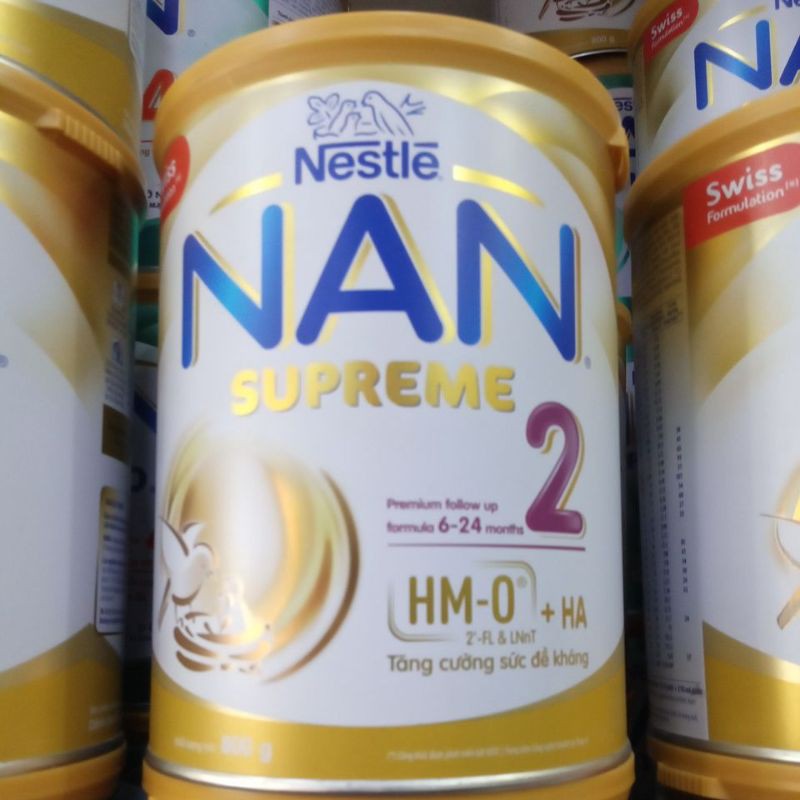 Sữa Bột Nestle NAN HA 2 SUPREME 800g mẫu mới