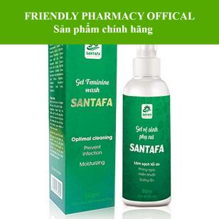 Gel vệ sinh phụ nữ Santafa – Hỗ trợ giảm viêm, nấm ngứa (Chai 60ml)