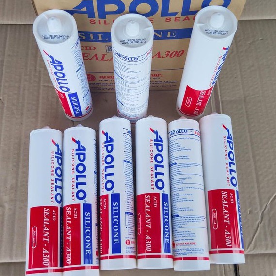 Keo Silicon Apollo A300 (Trắng Trong - Trắng Đục)