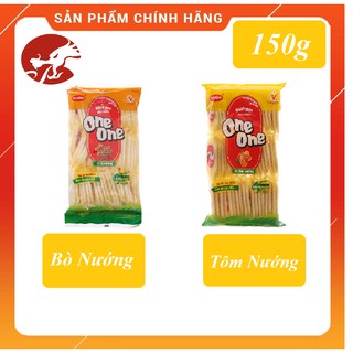bánh gạo one one Vị Tôm Nướng vs Bò Nướng gói 150g