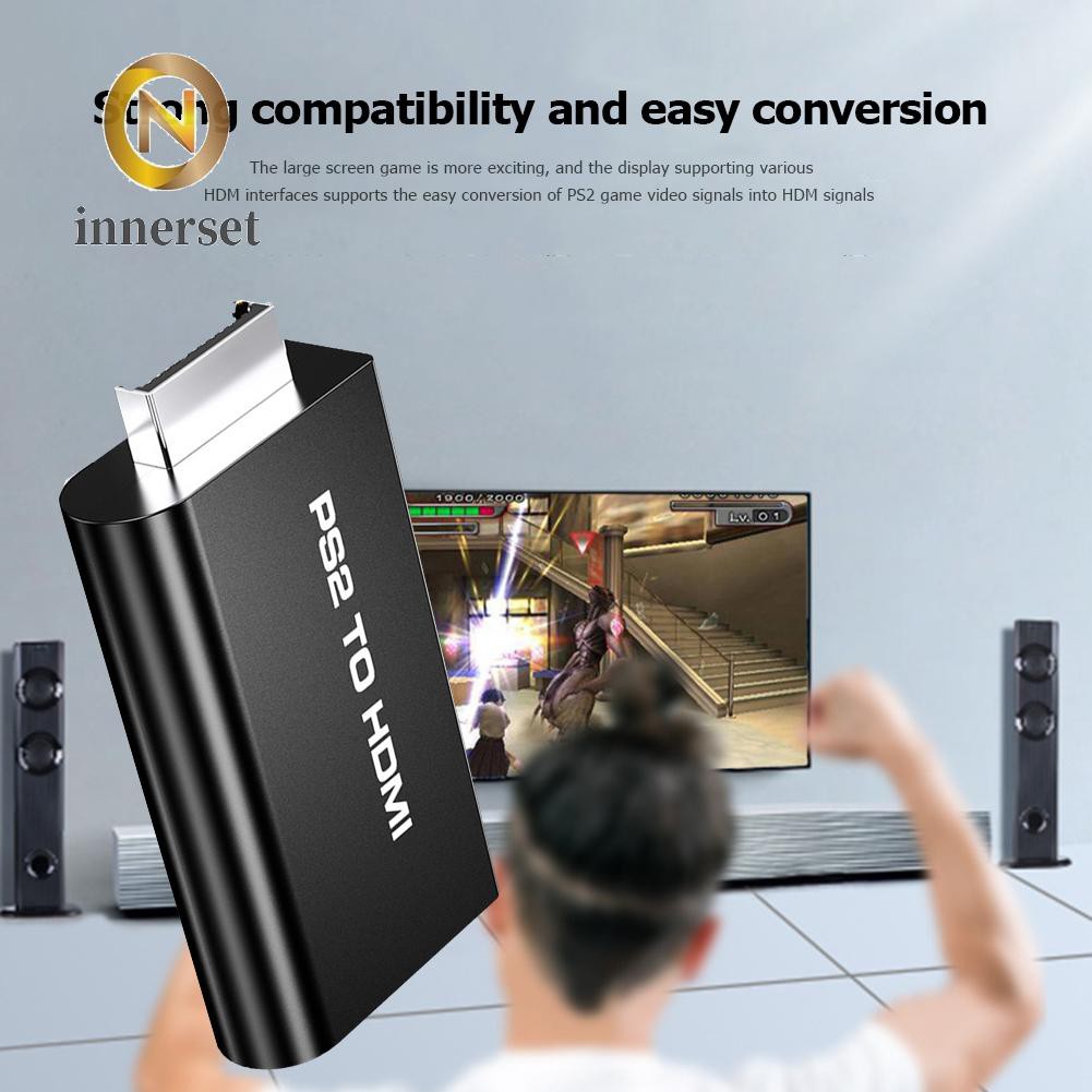 Bộ Chuyển Đổi Ps2 Sang Hdmi Với Đầu Ra Âm Thanh 3.5mm Cho Hdtv / Pc