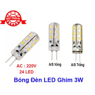 Bóng LED Chân Ghim 3W / 220V