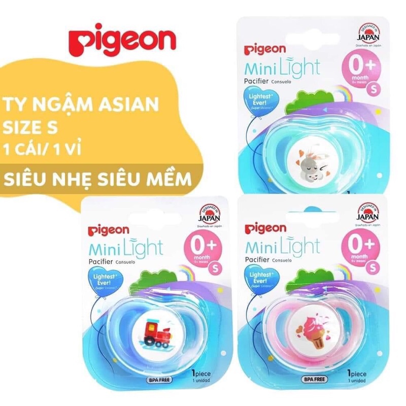 Ti ngậm Pigeon cho bé