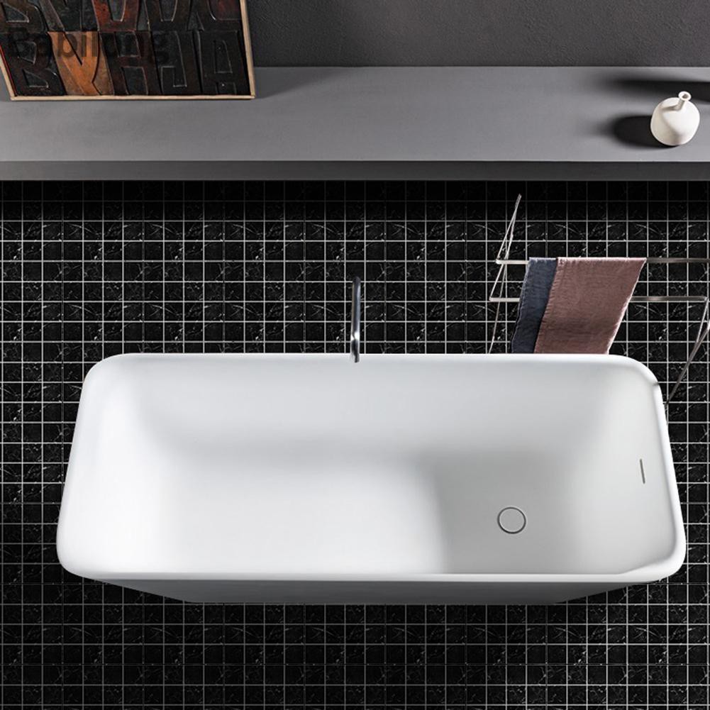 Bộ 10 Miếng Dán Tường Giả Gạch Chống Nước Trang Trí Nhà Bếp / Phòng Tắm