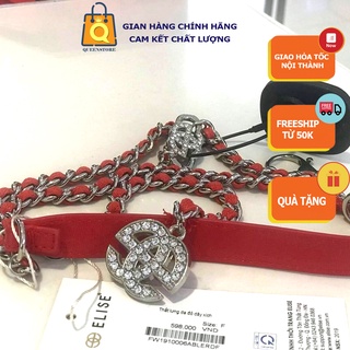 [Hiệu Elise] Đai Thắt Dây lưng xích phụ kiện hàng hiệu Elise nguyên tag 598K