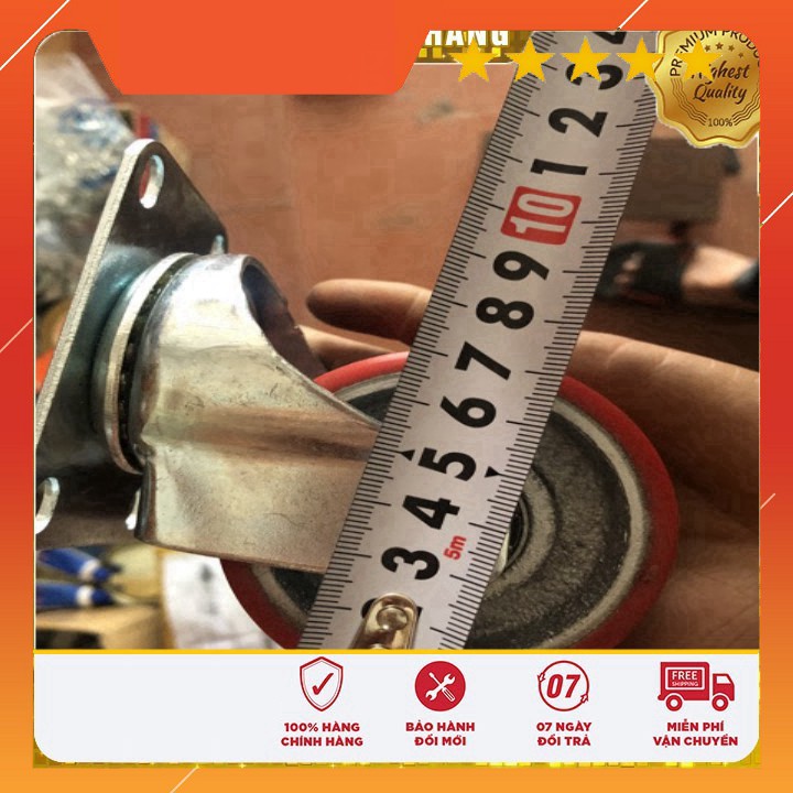 Bánh xe gang đúc đặc 7cm