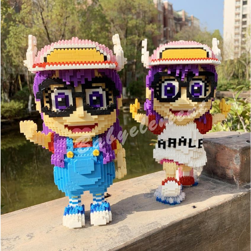 Khối Xây Dựng Nano Dr. Nwe Nano Dr. Nwe Đồ Chơi Lắp Ráp Robot Arale Micro Sáng Tạo Cho Trẻ Em