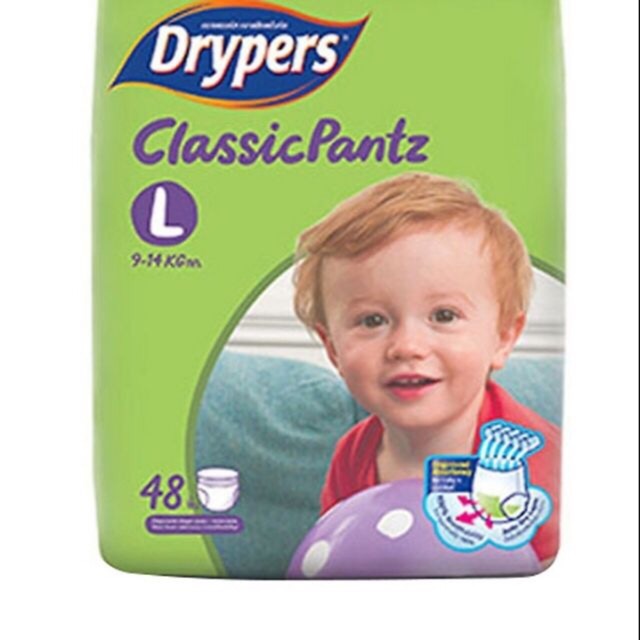 Tã Quần Drypers ClassicPantz Gói Đại M58/L48/XL44/XXL42