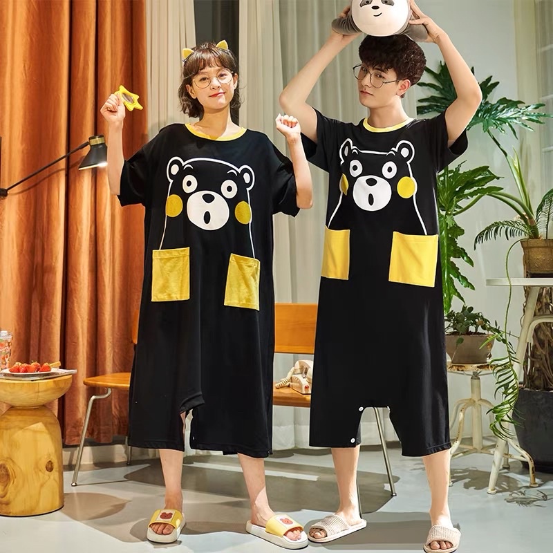 Đồ ngủ nữ đẹp, đồ mặc nhà xinh trẻ trung đáng yêu dễ thương mẫu mới nhất năm 2022- Form có tay cute hoạt hình hot tiktok | BigBuy360 - bigbuy360.vn