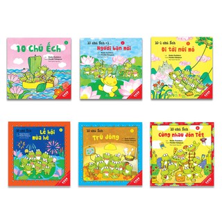 Sách - Combo 10 chú Ếch Phần 1 (Tập 1 - Tập 6)