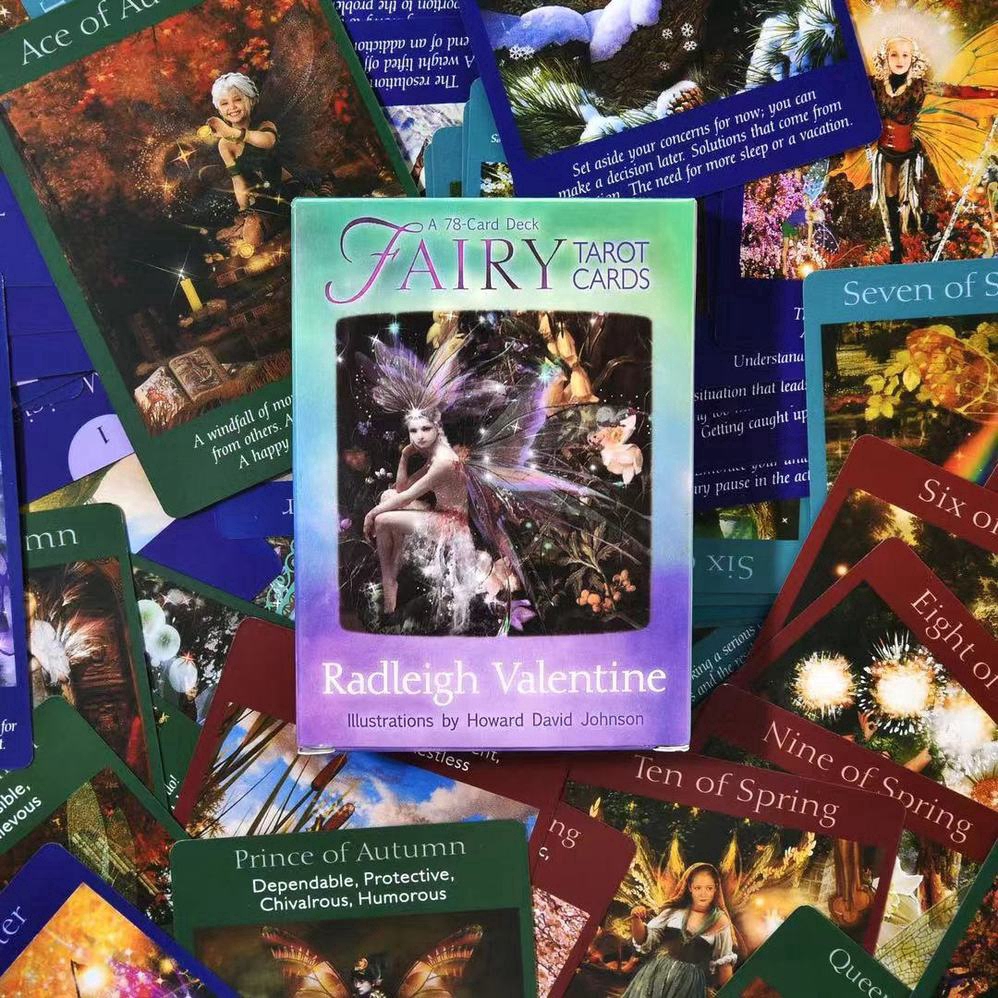 Bộ bài Tarot Fairy thẻ hạng A có sách hướng dẫn