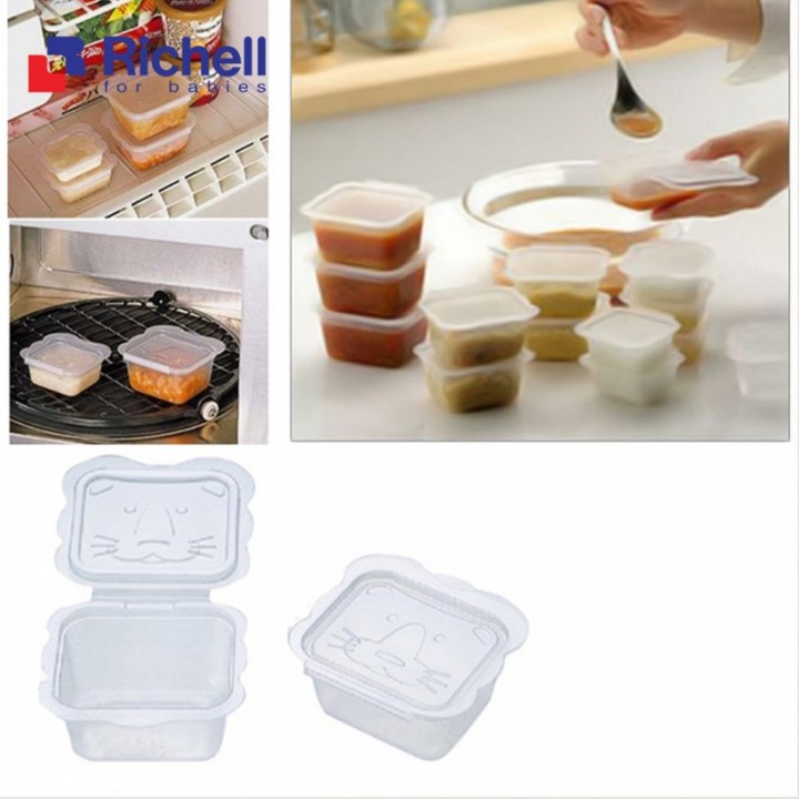 Bộ Hộp Trữ Thức Ăn Dặm Cho Bé Richell