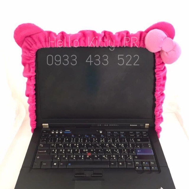 Bọc trùm laptop, vi tính, tivi HELLO KITTY