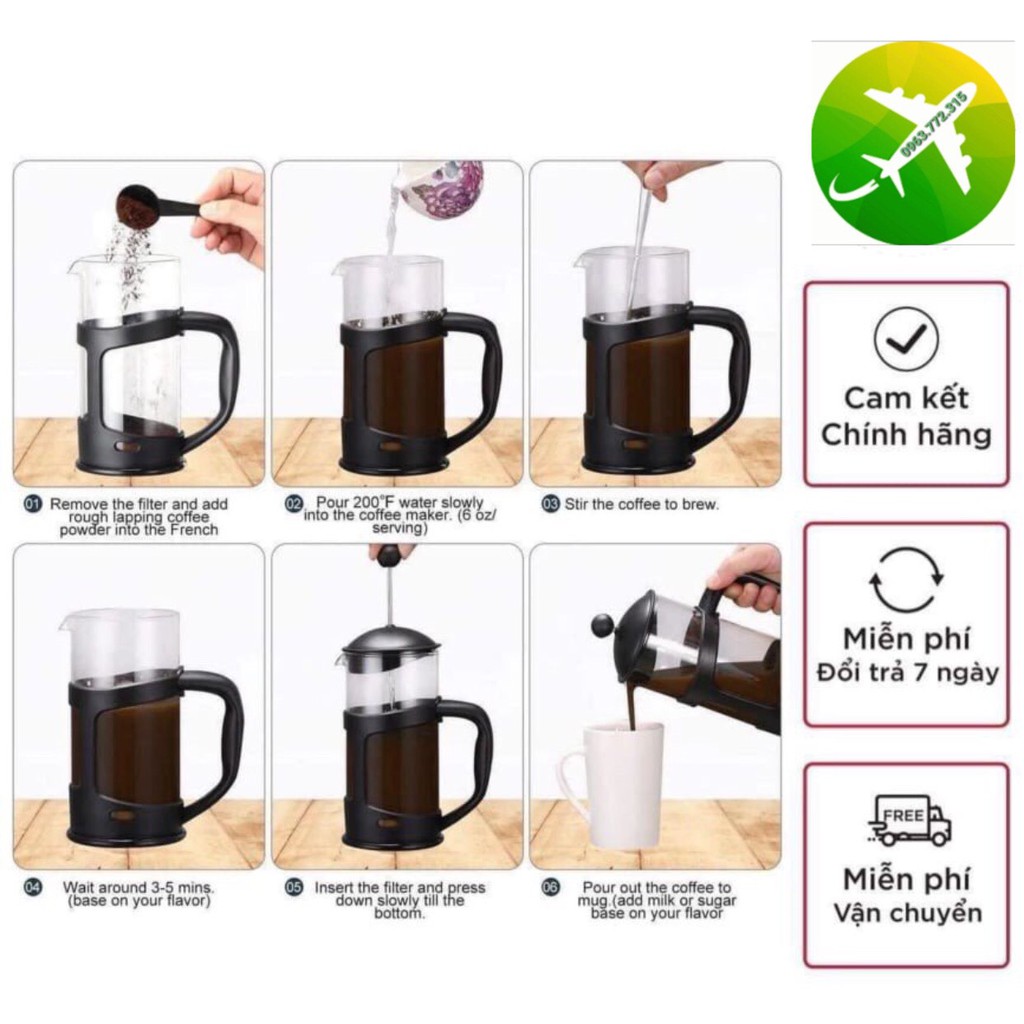 [Chính hãng] Bình thuỷ tinh pha trà, cafe đa năng 800ml Lock&Lock