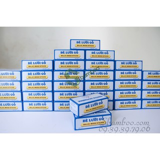 QUE ĐÈ LƯỠI GỖ 100 QUE