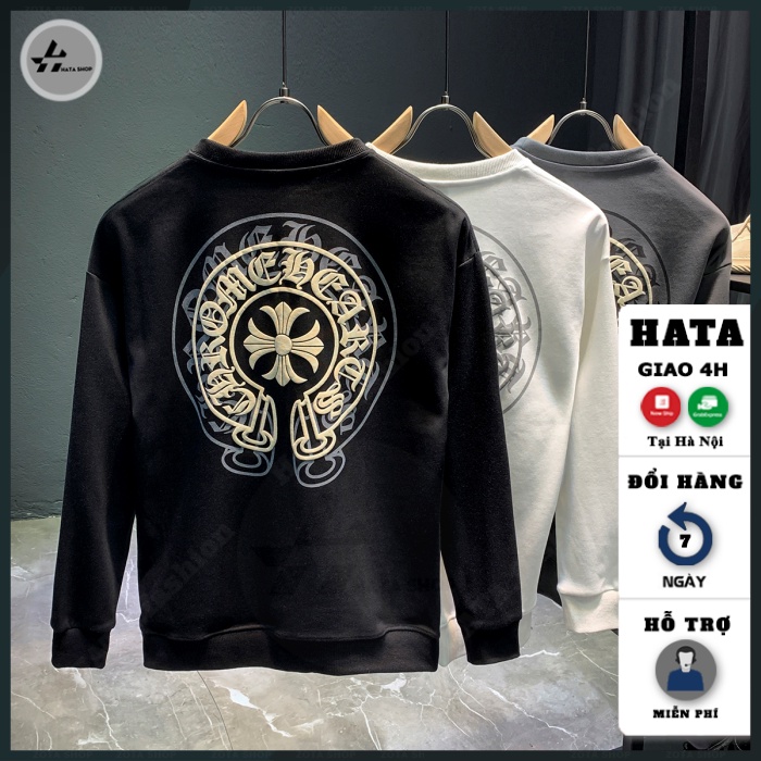 Áo nỉ sweater nam unisex, Áo thu đông nam đẹp ôm người in Huy Hiệu lạ mắt mã NZ638