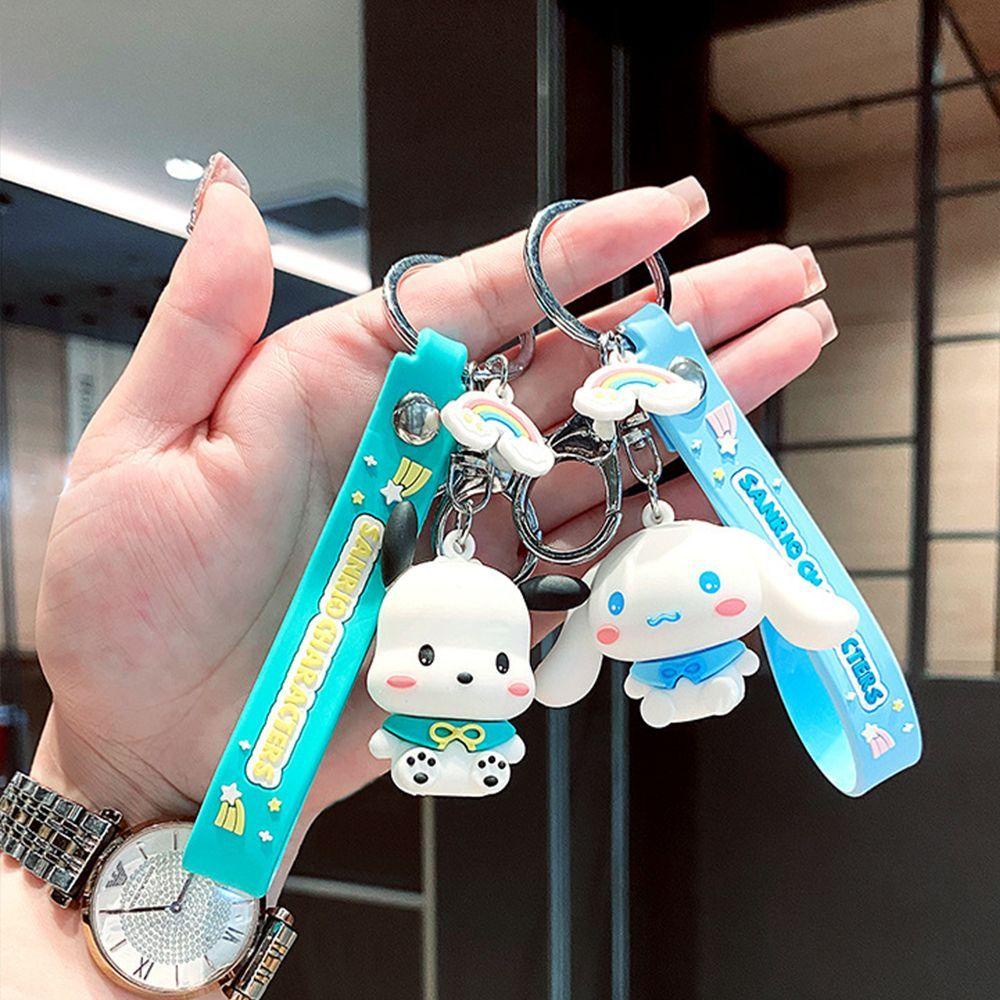LANFY Móc Khóa Hình Búp Bê Kuromi Dễ Thương charms
