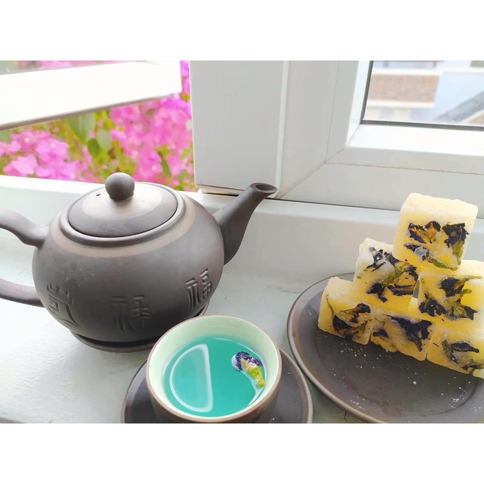 trà đậu biếc đường phèn tiện lợi  - 500 GRAM - 27 VIÊN -HANDMAKE