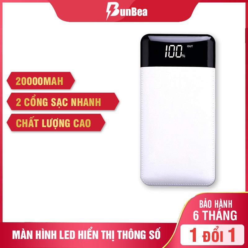Pin Sạc Dự Phòng Power Bank Chuẩn Tốt 2 cổng sạc, nhanh đèn LED sac du phong chất lượng cao màu sắc đa dạng YM-121