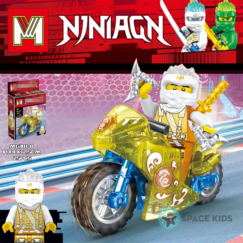 Đồ chơi Lego Ninjago Minifigure đua xe máy 25-31 chi tiết cho bé lắp ráp mô hình Lego giá rẻ