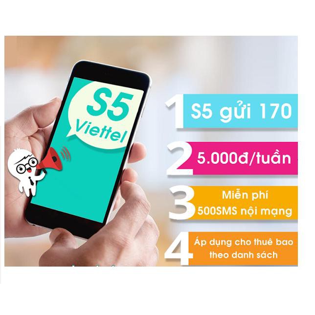 Sim viettel Gói Cước Tomato.Đăng ký S3 Viettel chỉ 3.000đ miễn phí 300 SMS, Và S5 Viettel chỉ 5.000đ miễn phí 500 SMS.