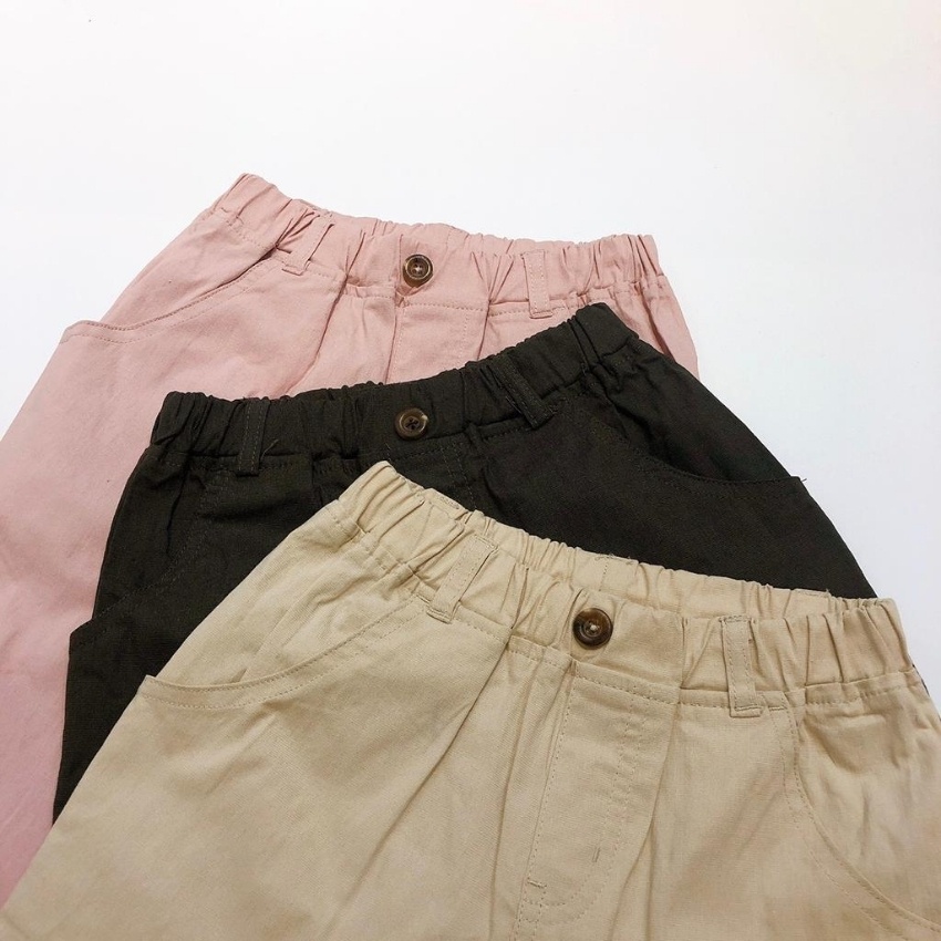 Quần Kaki Dài Lưng Chun Bé Gái TOTO HEROS Hàng VNXK