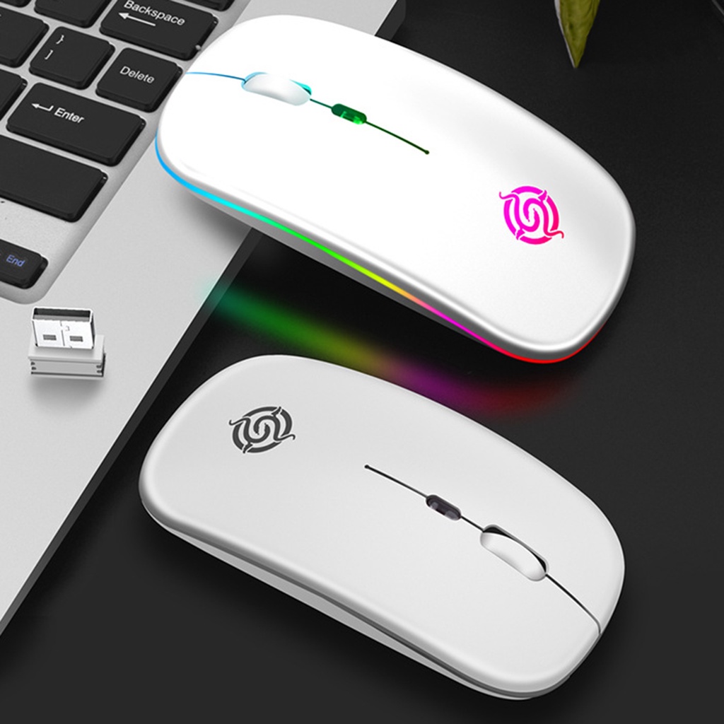 Chuột không dây 2.4GHz có thể sạc lại tiện dụng