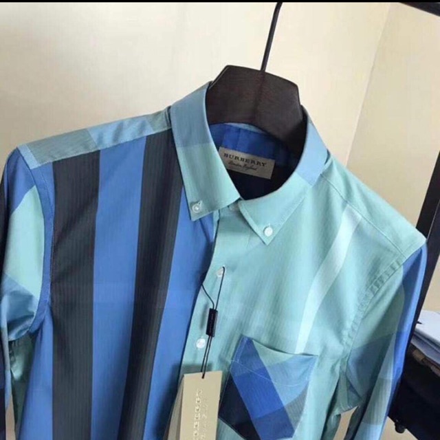 Sơmi burberry nam