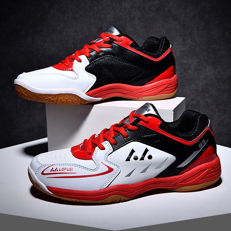 Giày Thể Thao Chơi Cầu Lông / Tennis Cỡ Lớn 36-45 Siêu Nhẹ Thoáng Khí Cho Nam Và Nữ
