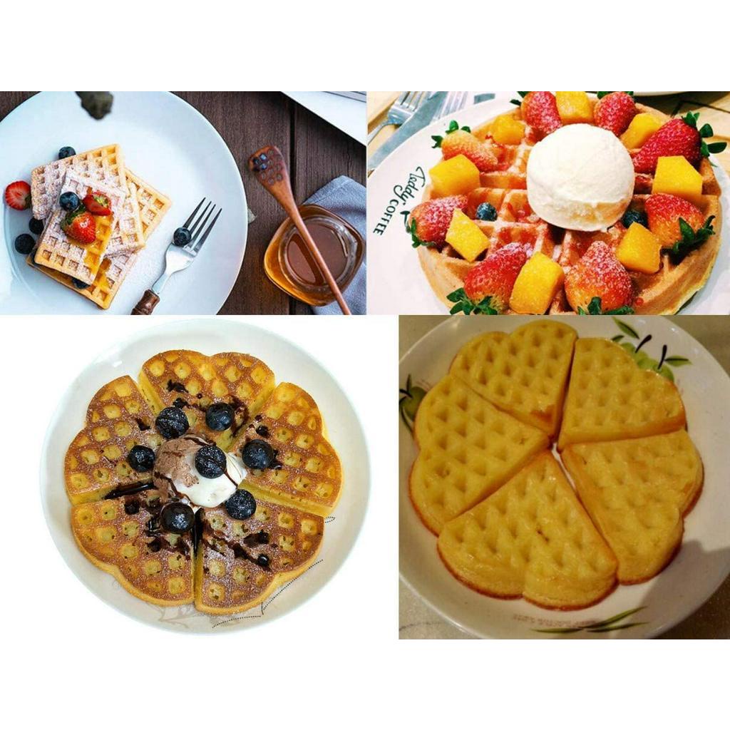 Khuôn Nướng Bánh Waffle ANAEAT Không Dính Chất Liệu Silicon
