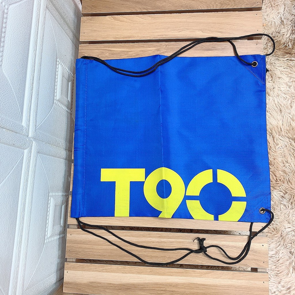 1M03 Túi balo đeo vai dây rút T90 nhiều màu túi chống nước vải dù thể thao du lịch
