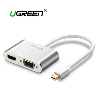 Cáp chuyển đổi Mini displayport sang HDMI/ Vga Ugreen 20421( nhôm ) Cao Cấp