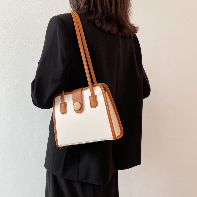 Túi tote Đeo Vai Sức Chứa Lớn Mẫu 2022 Phong Cách Pháp Đơn Giản Gylb1611