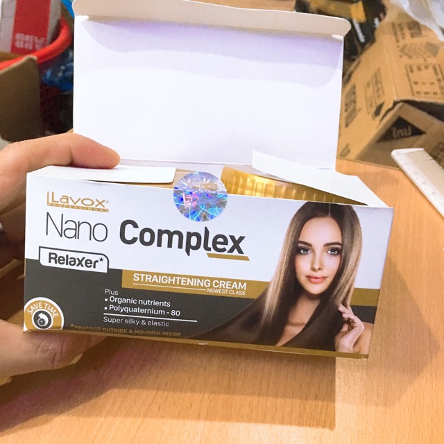 Thuốc duỗi tóc Lavox nano complex phục hồi tóc mini